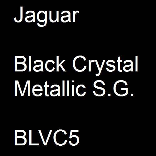 Jaguar, Black Crystal Metallic S.G., BLVC5.